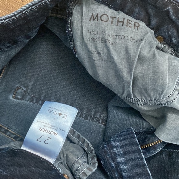 MOTHER HIGH WAISTED LOOKER ANKLE FRAY IN LAST CALL SZ 27 - Picture 14 of 16